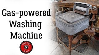 GasPowered Antique Maytag Washing Machine Restoration [upl. by Ecaidnac]