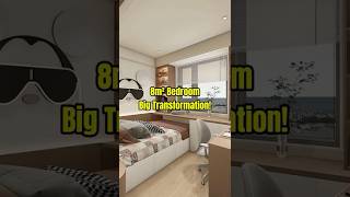 8m² Small Bedroom Makeover [upl. by Feinleib104]