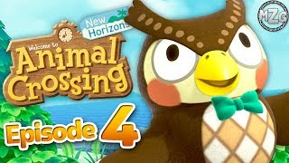 Animal Crossing New Horizons Gameplay Walkthrough Part 4  Blathers Arrives [upl. by Anhcar]