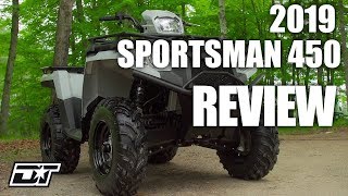 Full Review of the 2019 Polaris Sportsman 450 Utility Edition [upl. by Hairom]