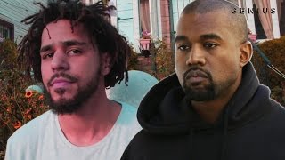 J Cole Takes Shots At Kanye West On “False Prophets”  Genius News [upl. by Durning599]