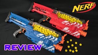 REVIEW Nerf Rival Nemesis MXVII10K Unboxing Review amp Firing Demo [upl. by Bonita]