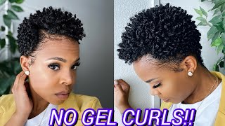 “New Cantuquot for  Dry Natural Hair  No gel Moisturized curls  short natural hair [upl. by Guinevere]