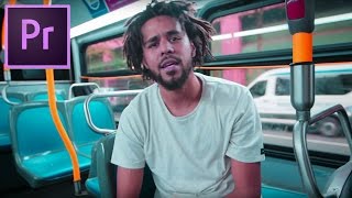 How to Color Grade like the quotJ Cole  False Prophetsquot Music Video Adobe Premiere Pro CC Tutorial [upl. by Ecinrev]