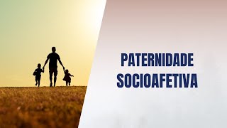 Paternidade socioafetiva [upl. by Arimaj912]