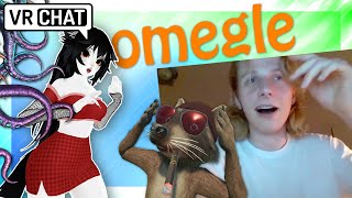 ANIME GIRL ATTACKED BY TENTACLES but its OMEGLE featuring Resnauv  VRCHAT [upl. by Haidedej683]