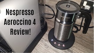 Nespresso Aeroccino 4 Milk Frother Review  Worth upgrading from the Aeroccino 3 [upl. by Elamef446]