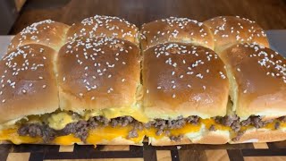 How To Make Cheeseburger Sliders [upl. by Zetes]