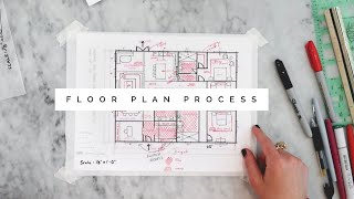 How to Create a Floor Plan  For Interior Designers [upl. by Etnahsa]