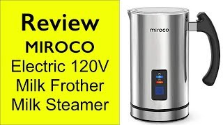 Review Miroco Milk Frother  How to make froth milk at home [upl. by Savanna]