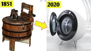 Evolution of washing machines 1851  2020  HISTORY of washing machine [upl. by Concepcion982]