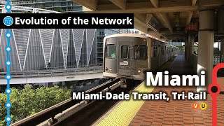 Miamis Metrorail amp Metromover Network Evolution [upl. by Nuhsyar384]