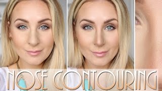 NOSE CONTOURING TUTORIAL  Sminka näsan mindre [upl. by Australia]