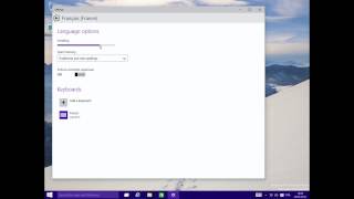 Changer la langue de windows 10 Anglais en Français par exemple [upl. by Gifferd]