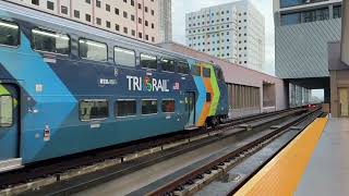 TRIRAIL  Miami Central Station Southbound [upl. by Ephrayim]