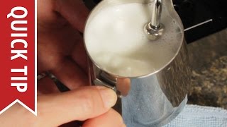 How to AutoFroth Milk for Lattes [upl. by Leruj]