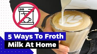 How To Froth Milk At Home Best Milk Frothers Review [upl. by Anirahc]