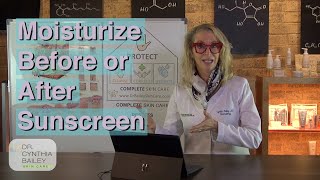 Dermatologist Skin Care  Sunscreen and Moisturizer to Fight Aging 2019 [upl. by Tneicniv]