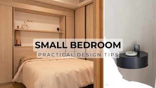 10 Small Bedroom Design Tips To Maximise Space amp Style [upl. by Dwaine]