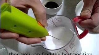 How To Make Latte Art with Mini Milk Frother [upl. by Ggerg]