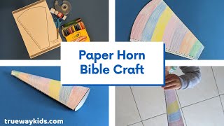 Jericho Horn Bible Craft [upl. by Luby353]