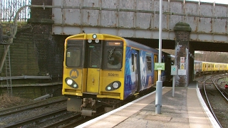 Half an Hour at 216  Birkenhead North Station 1022017  Class 507 508 terminus [upl. by Yenhpad979]