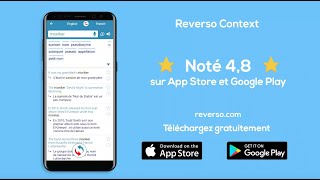 Reverso Context – App Gratuite 2020 EN FRANÇAIS [upl. by Nelac]