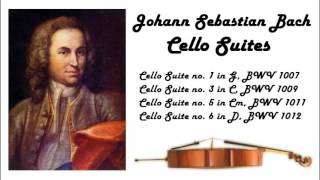 Johann Sebastian Bach  Cello suites in 432 Hz great for reading or studying [upl. by Ayisan]