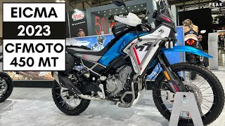 EICMA 2023 CFMoto 450 MT 4K [upl. by Benoit]