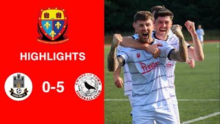 Caerleon 05 Cwmbrân Town  Gwent FA Senior cup  Quarter final highlights [upl. by Jasper800]