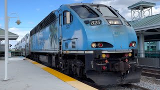 Riding TriRail Fort LauderdaleHollywood International Airport to Miami International Airport 4K [upl. by Eitsim247]